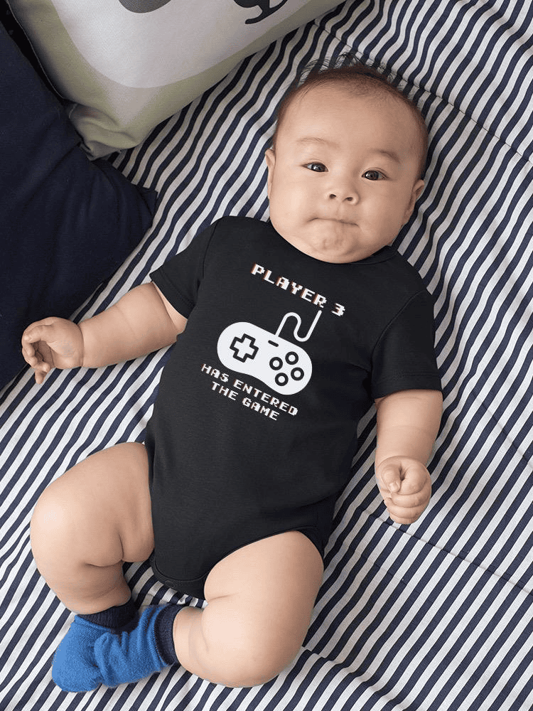 Player 3 Has Entered Bodysuit Baby's -SmartPrintsInk Designs - The Little Big Store