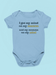 My Mind On My Momma Bodysuit by SmartPrintsInk Designs
