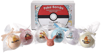 Bath Fizzy with Surprise Toy: Poke-Bomb Bath Fizzy, 6 (5 oz), Great for Bubble Baths, Perfect for Girls and Boys - The Little Big Store