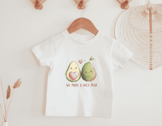 We Make a Nice Pear Toddler Shirt - The Little Big Store