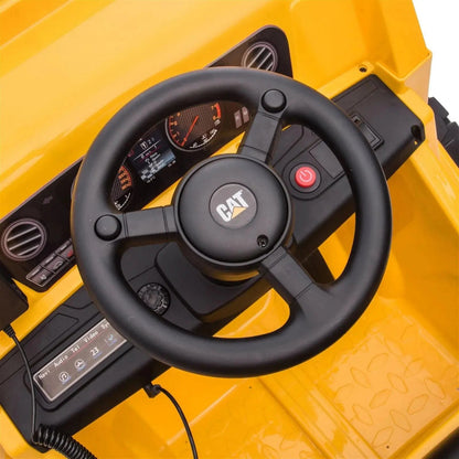 🚧 CAT 12V Kids Ride-On Dump Truck with Remote Control & Realistic Construction Features 🚧