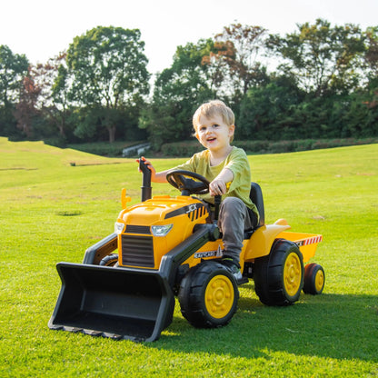 🚜 Freddo DiggerPro™ 12V – 1-Seater Kids Excavator Ride-On