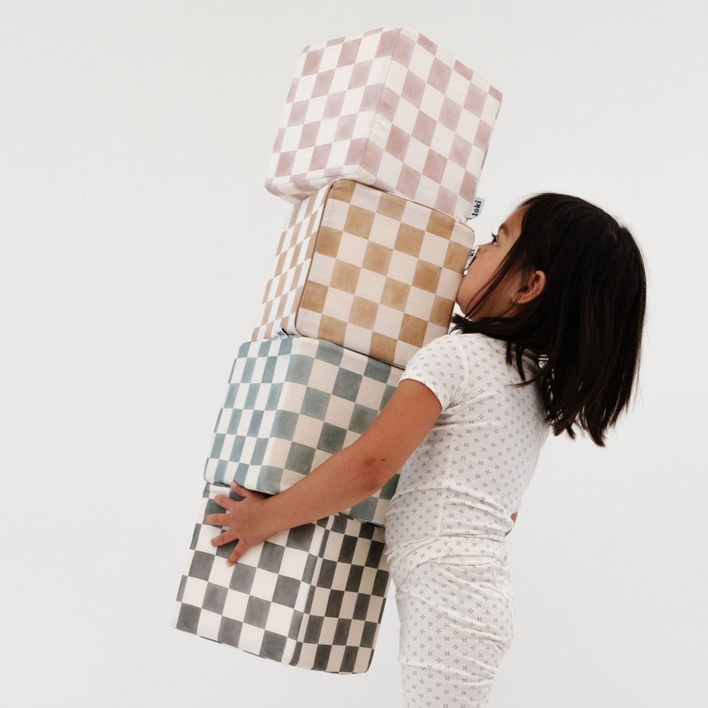 Checker Gumdrop Play Cube - The Little Big Store