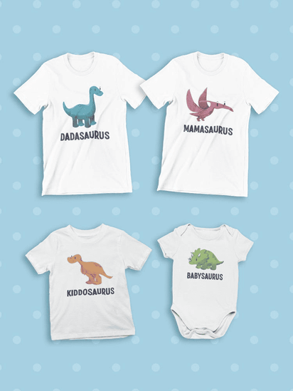 Babysaurus Bodysuit -SmartPrintsInk Designs - The Little Big Store