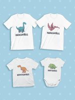Babysaurus Bodysuit -SmartPrintsInk Designs - The Little Big Store