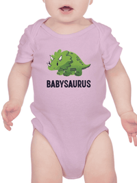 Babysaurus Bodysuit -SmartPrintsInk Designs - The Little Big Store