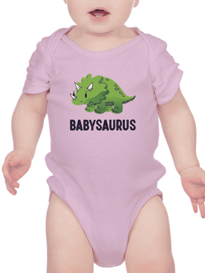 Babysaurus Bodysuit -SmartPrintsInk Designs - The Little Big Store