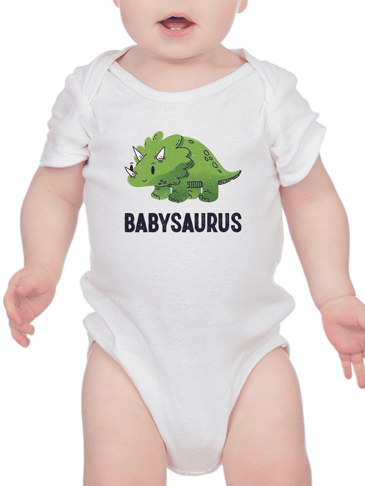 Babysaurus Bodysuit -SmartPrintsInk Designs - The Little Big Store