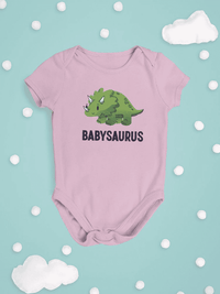 Babysaurus Bodysuit -SmartPrintsInk Designs - The Little Big Store