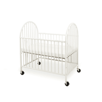 Arched Metal Mini/Portable Crib - The Little Big Store