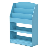 Furinno KidKanac Toy & Book Organizer - Light Blue - The Little Big Store