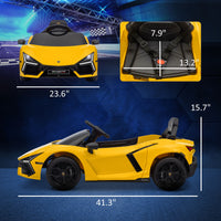 Lamborghini Revuelto Licensed 12V Kids Electric Ride-On Car - The Little Big Store