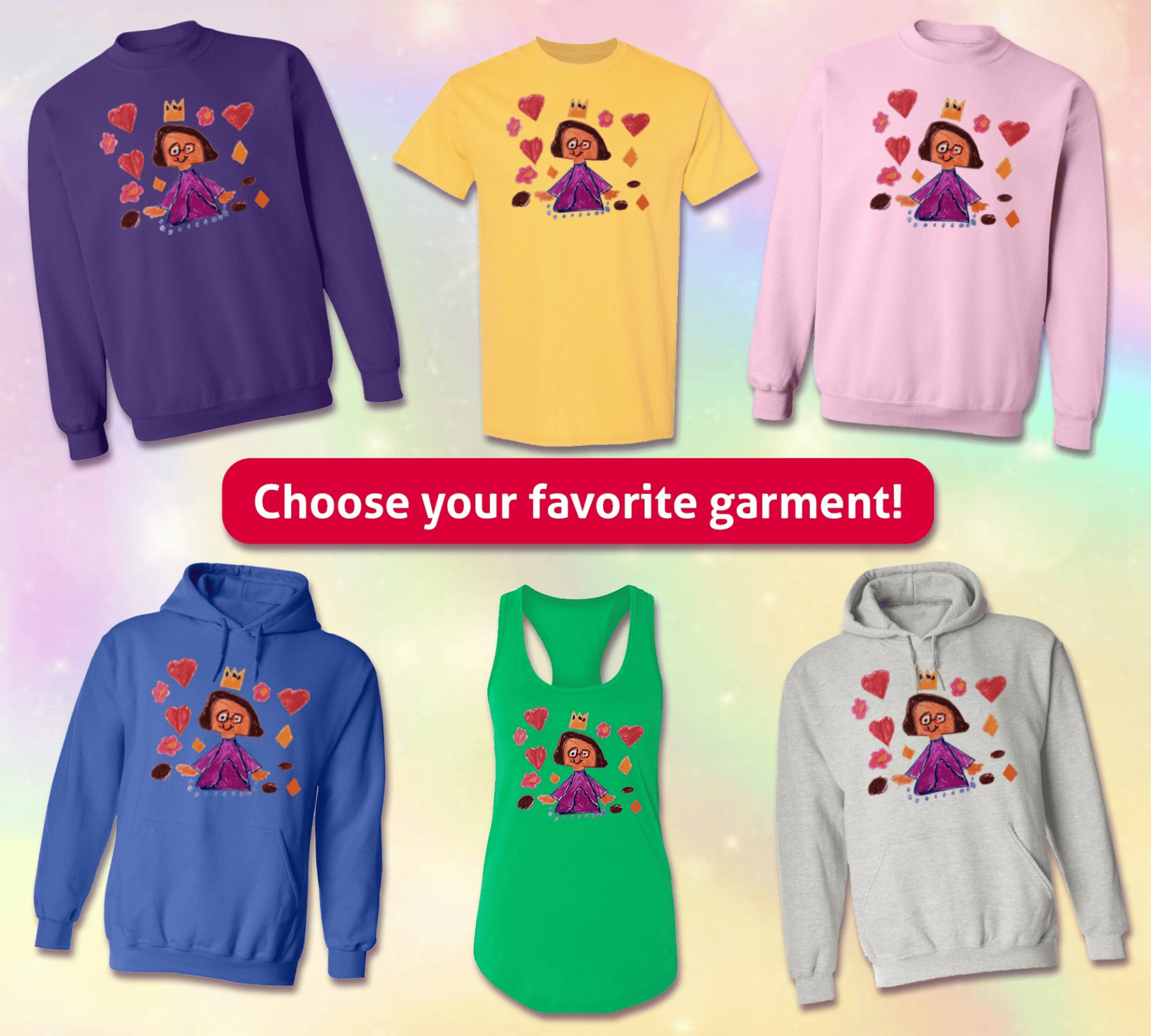 Customizable Children's Drawing Baby T-shirt -Custom Designs - The Little Big Store