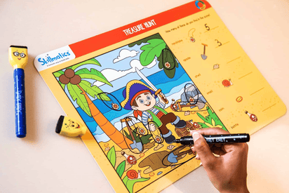 Pre-Math And Numbers - Build A Strong Foundation For Learning Math - Write and Wipe Activity Game For Kids - The Little Big Store