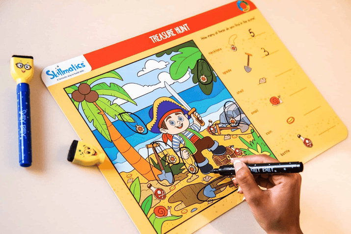 Pre-Math And Numbers - Build A Strong Foundation For Learning Math - Write and Wipe Activity Game For Kids - The Little Big Store