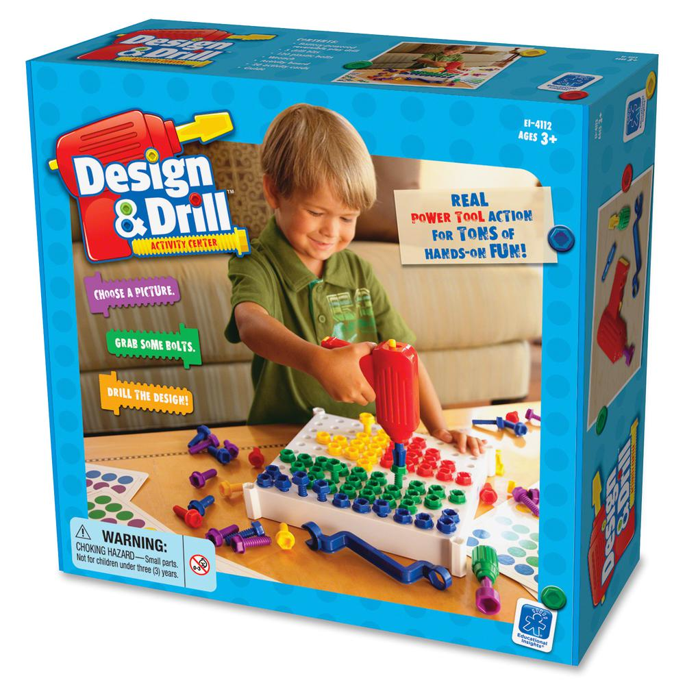 Kids Drill & Build Activity Center Toy Set – Creative STEM Learning Kit