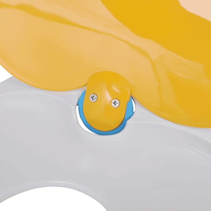 vidaXL White & Yellow Soft-close Toilet Seat Adults/Children - The Little Big Store