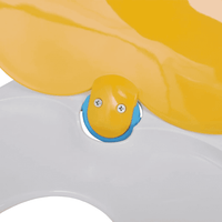 vidaXL White & Yellow Soft-close Toilet Seat Adults/Children - The Little Big Store