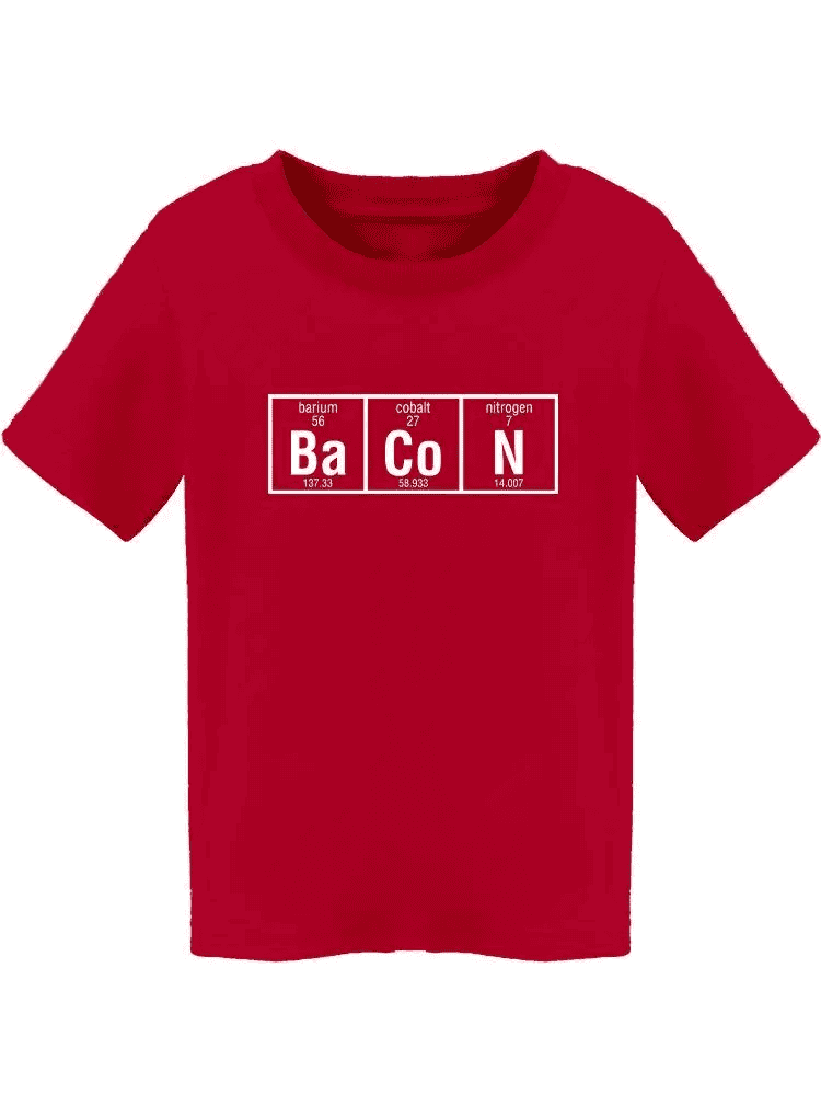 Periodic Table Of Elements. Toddler's T-shirt - The Little Big Store