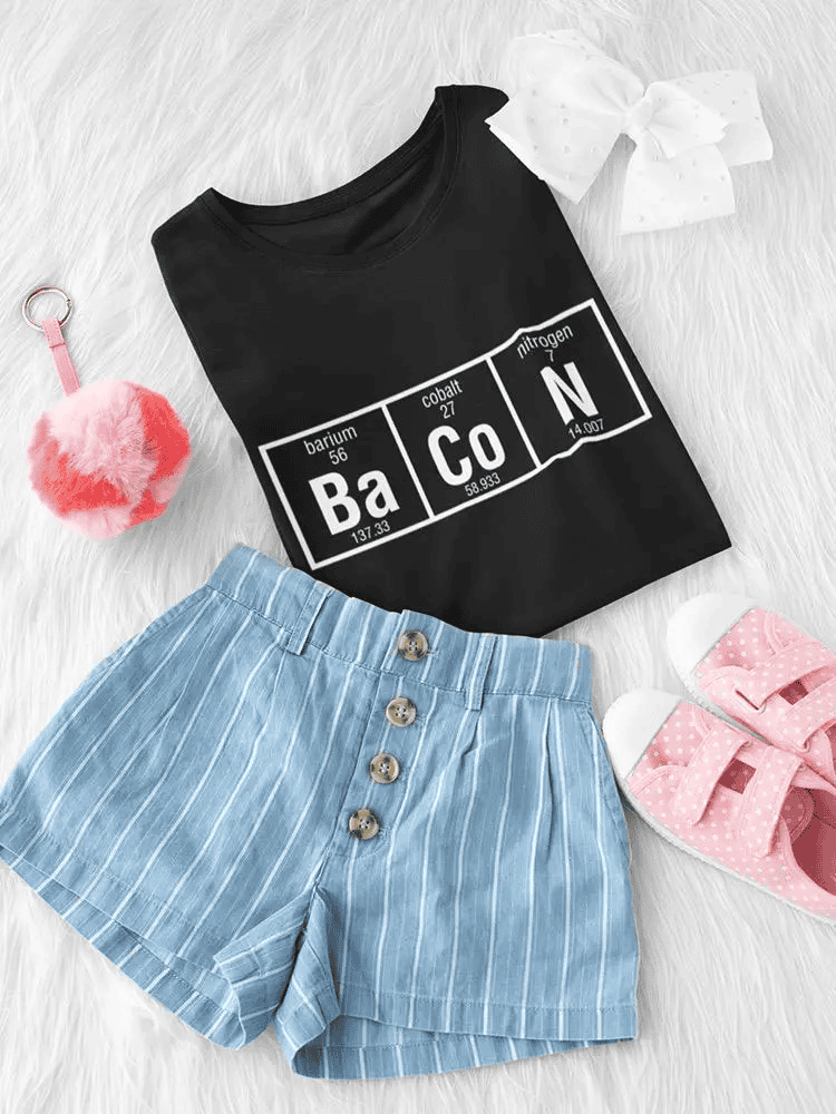 Periodic Table Of Elements. Toddler's T-shirt - The Little Big Store