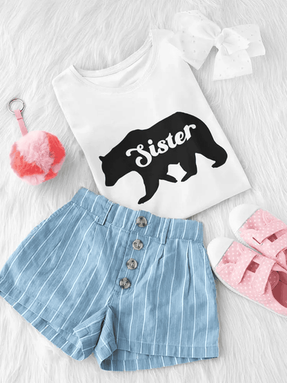 Beary Best Sister™ Toddler T-Shirt 🐻 - The Little Big Store