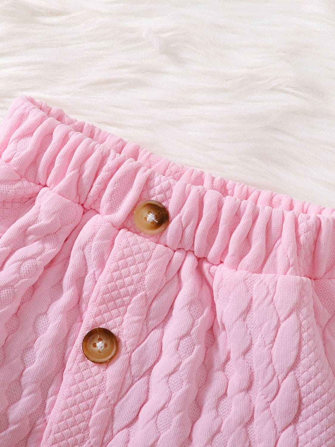 Children's Lace Detail Top and Skirt Set - The Little Big Store