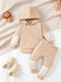 Checkered Long Sleeve Sweatshirt and Pants Set - The Little Big Store