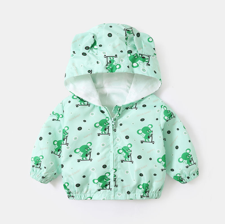 Toddler Cartoon Fleece Jacket - Fall/Winter