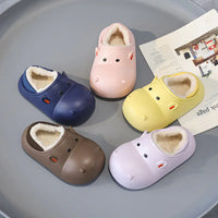 SnuggleSteps– Fleece-Lined Cartoon Slippers for Cozy Little Feet