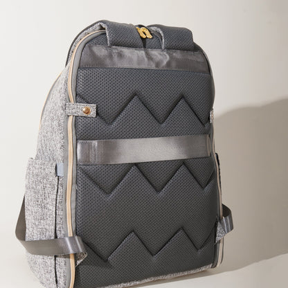👜 TweedTote Convertible Diaper Backpack 🎒 – Chic 2-in-1 Baby Bag for Stylish Moms on the Go