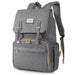 🎒 UrbanTote Canvas Diaper Backpack 🍼 – Durable & Stylish Baby Bag for On-the-Go Moms