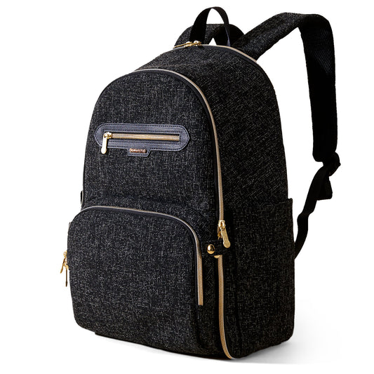 👜 TweedTote Convertible Diaper Backpack 🎒 – Chic 2-in-1 Baby Bag for Stylish Moms on the Go