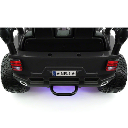 Trail Explorer 24V Kids Ride-On Car Truck with R/C Parental Remote | Black - The Little Big Store