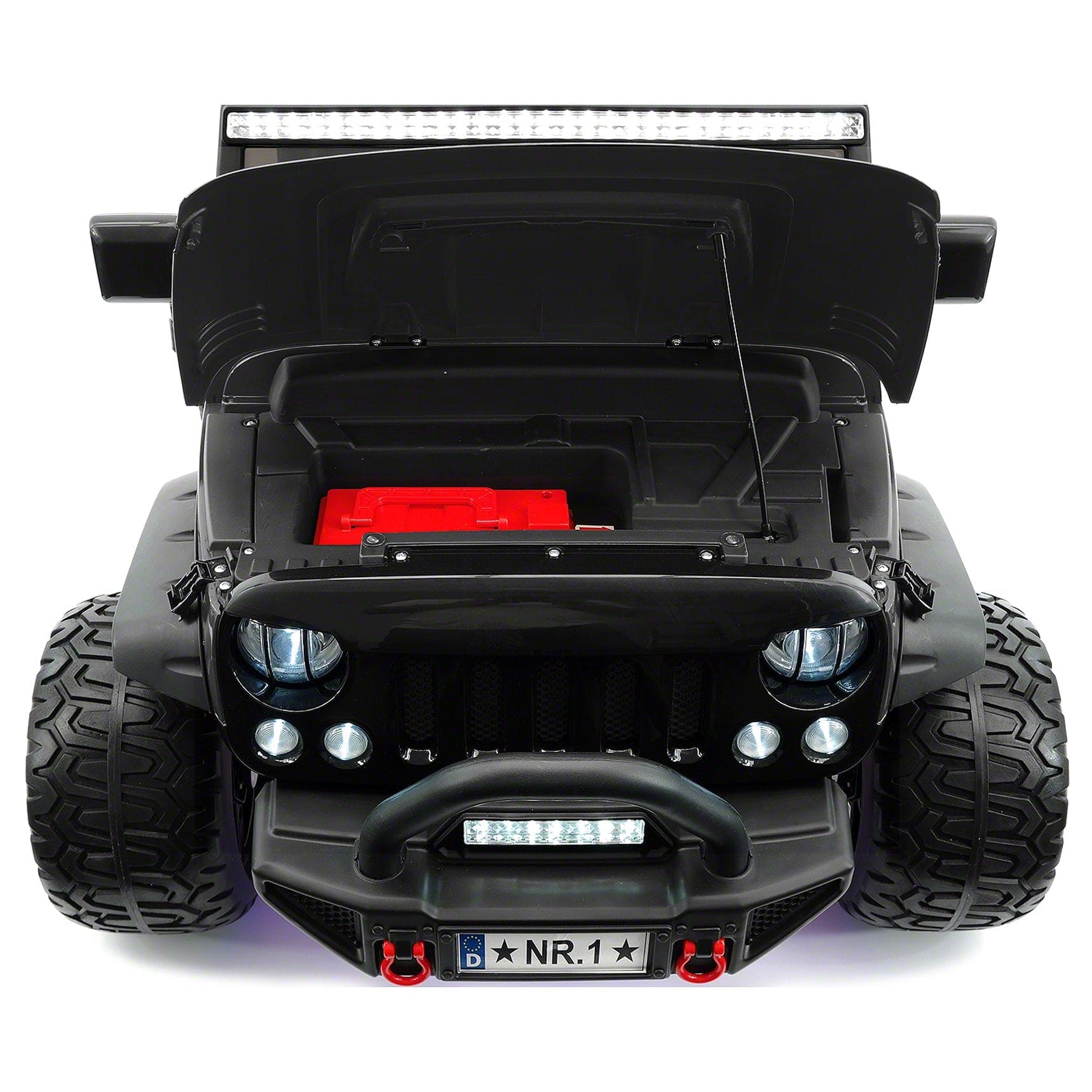 Trail Explorer 12V Kids Ride-On Car Truck with R/C Parental Remote | Olive Green - The Little Big Store