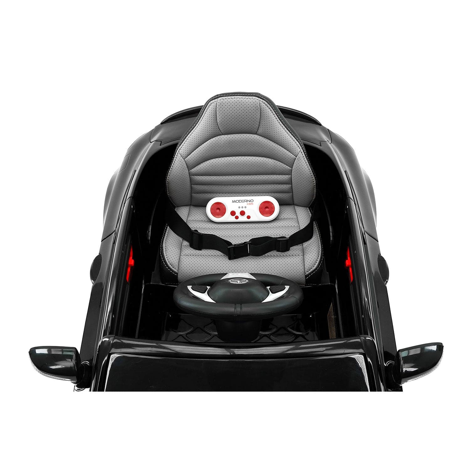 Mercedes C63S 12V Kids Ride-On Car with R/C Parental Remote | Black - The Little Big Store