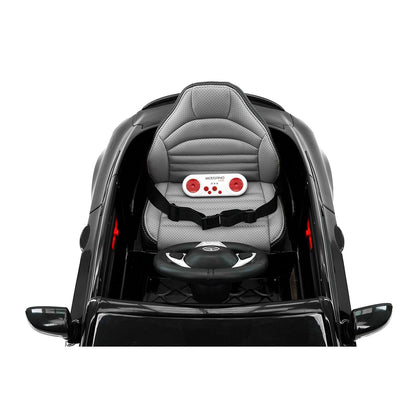 Mercedes C63S 12V Kids Ride-On Car with R/C Parental Remote | Black - The Little Big Store