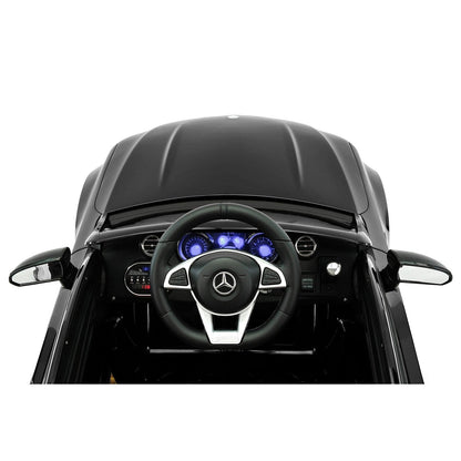Mercedes C63S 12V Kids Ride-On Car with R/C Parental Remote | Black - The Little Big Store