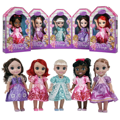 Magic Princess Talking Interactive Play Doll with Carrying Case and Accessories | Rose Gold Hair - The Little Big Store