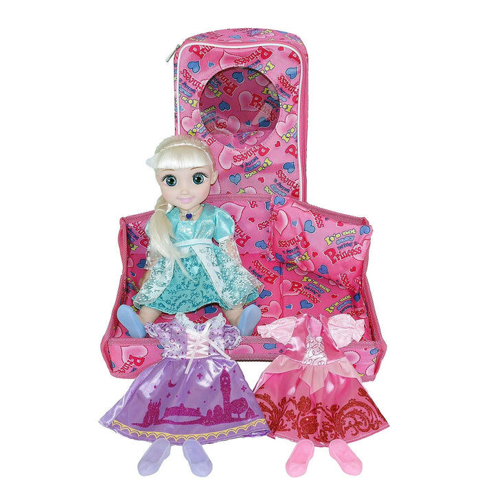 Magic Princess Talking Interactive Play Doll with Carrying Case and Accessories | Blond Hair - The Little Big Store