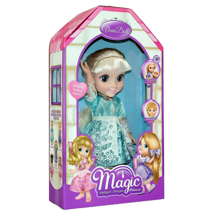 Magic Princess Talking Interactive Play Doll with Carrying Case and Accessories | Blond Hair - The Little Big Store
