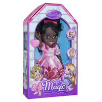 Magic Princess Talking Interactive Play Doll with Carrying Case and Accessories | Black Hair - The Little Big Store