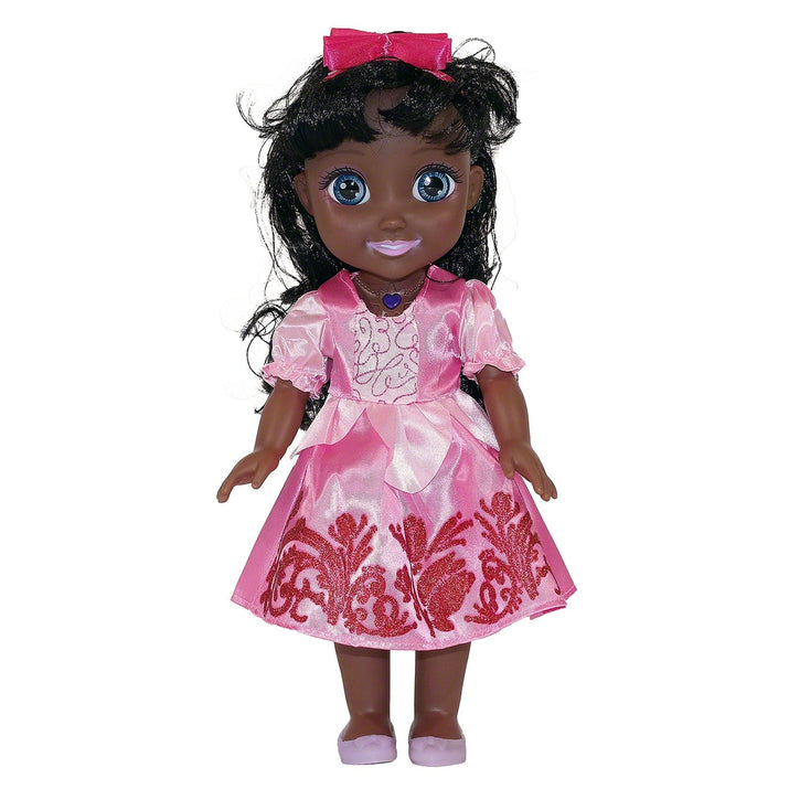 Magic Princess Talking Interactive Play Doll with Carrying Case and Accessories | Black Hair - The Little Big Store
