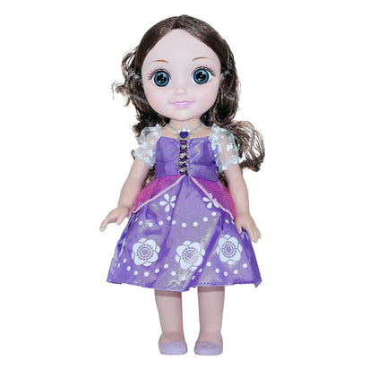 Magic Princess Talking Interactive Play Doll with Carrying Case and Accessories | Brown Hair - The Little Big Store