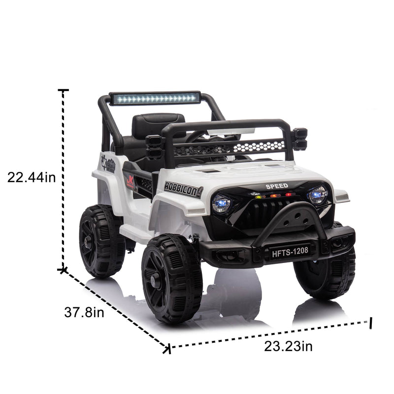 12V Kids Electric Ride-On Car with Parent Remote Control | Bluetooth & LED Lights