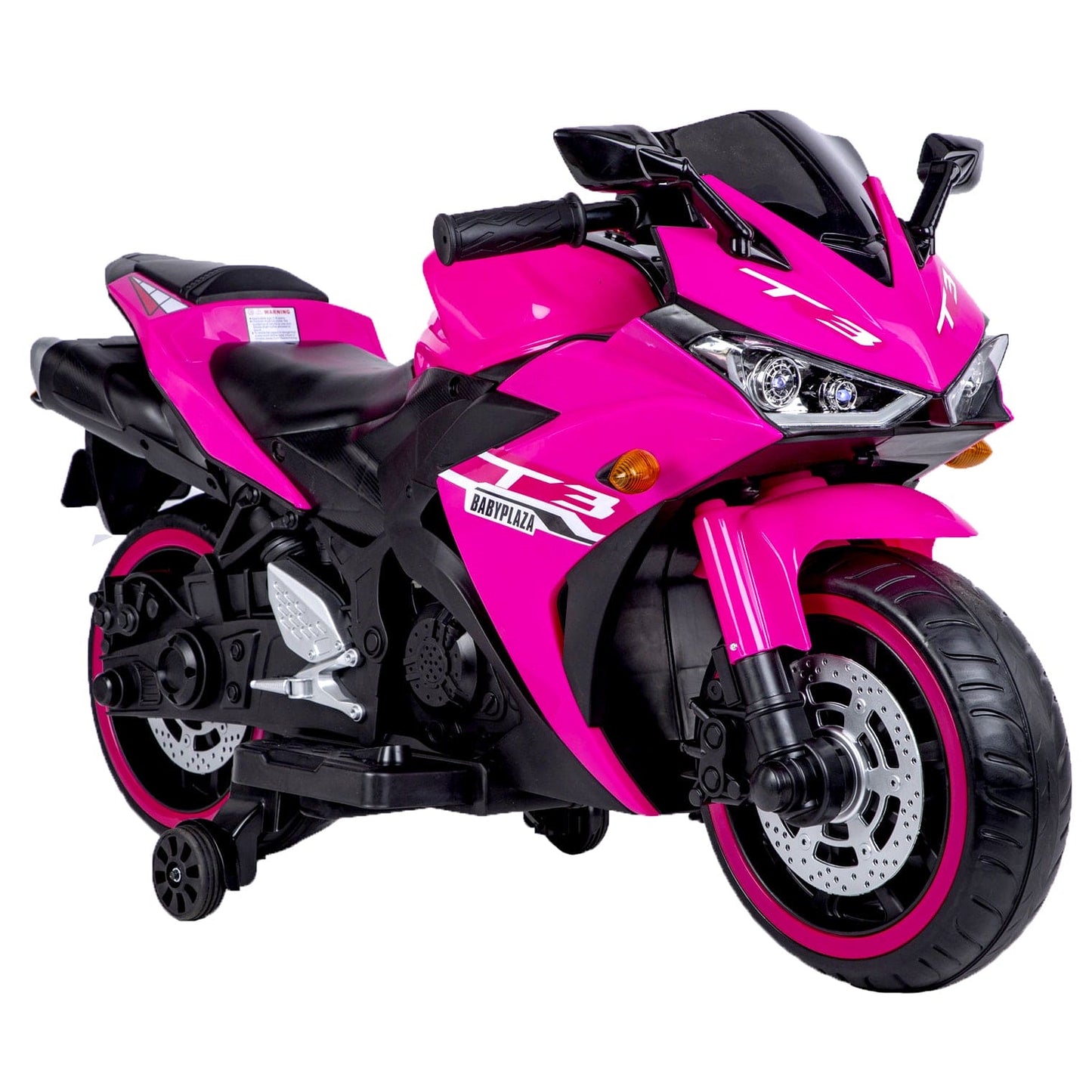 kids motorcycle,12V motorcycle for kids 3 4 5 6 years Boys Girls 12v7ah kids motorcycle ride on toy with Training Wheels/manual throttle/ drive by hand /Lighting wheels - The Little Big Store