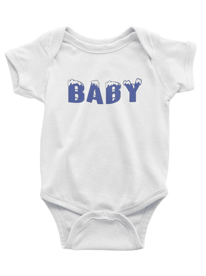 Baby Text Baby's Bodysuit - The Little Big Store