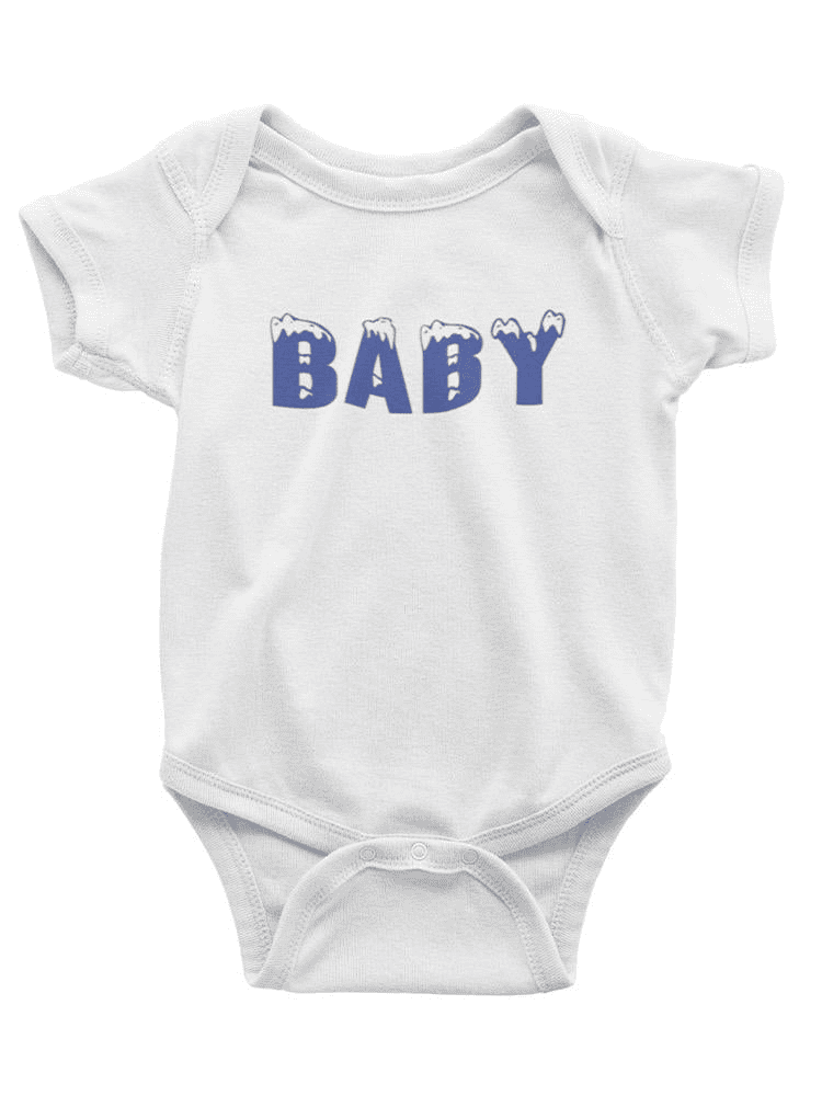 Baby Text Baby's Bodysuit - The Little Big Store