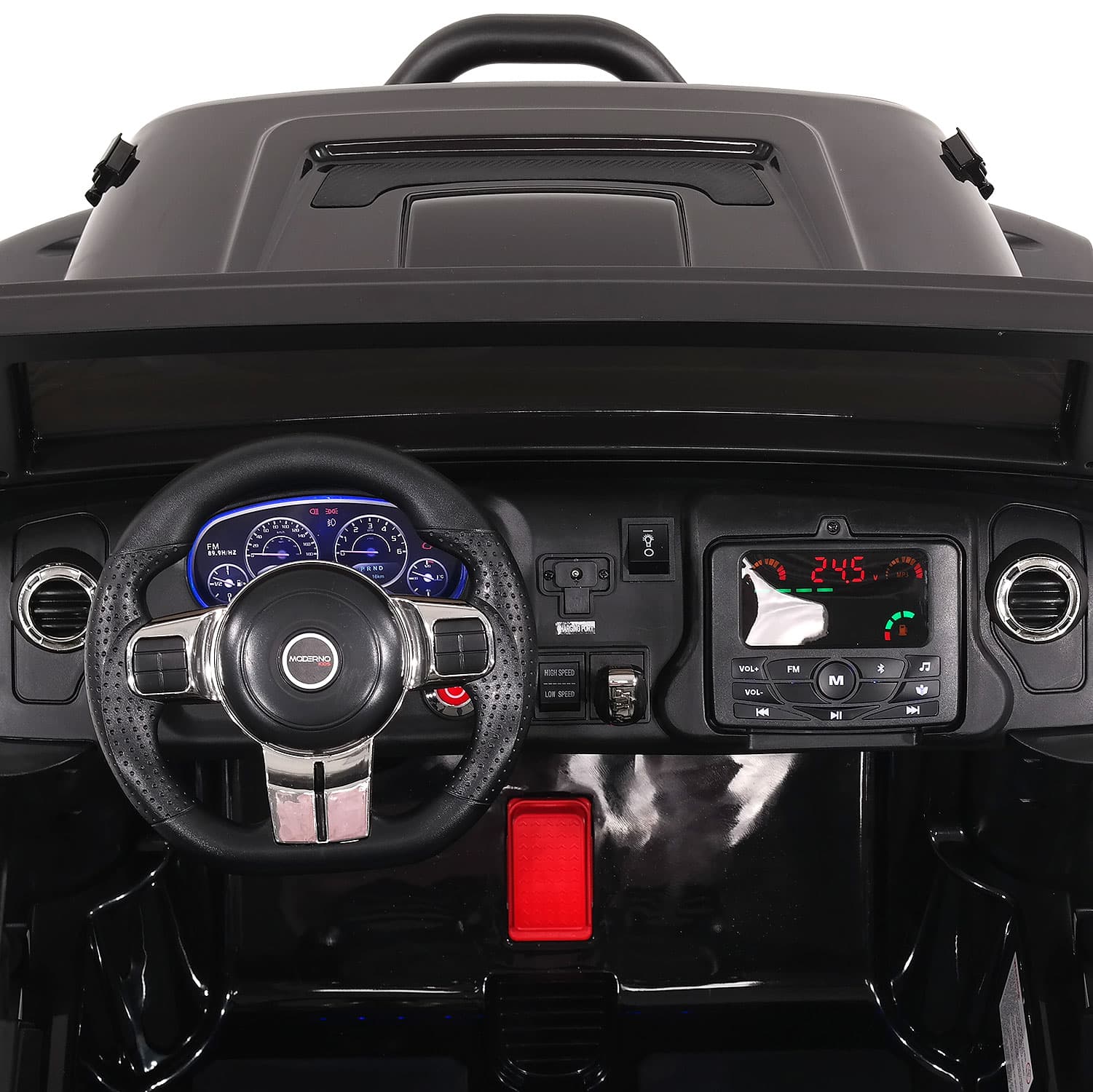 Trail Explorer 24V Kids Ride-On Car Truck with R/C Parental Remote | Police - The Little Big Store