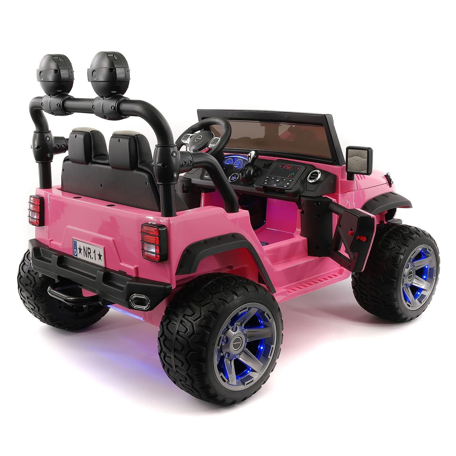 Trail Explorer 24V Kids Ride-On Car Truck with R/C Parental Remote | Pink - The Little Big Store