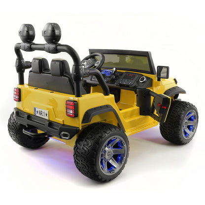 Trail Explorer 24V Kids Ride-On Car Truck with R/C Parental Remote | Yellow - The Little Big Store